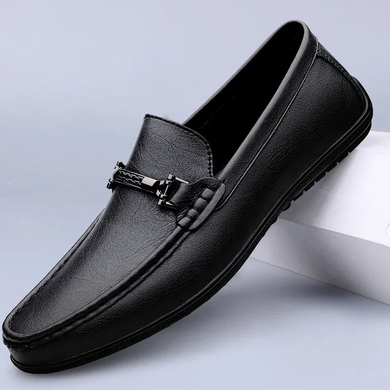 Vincent Buckle Loafers