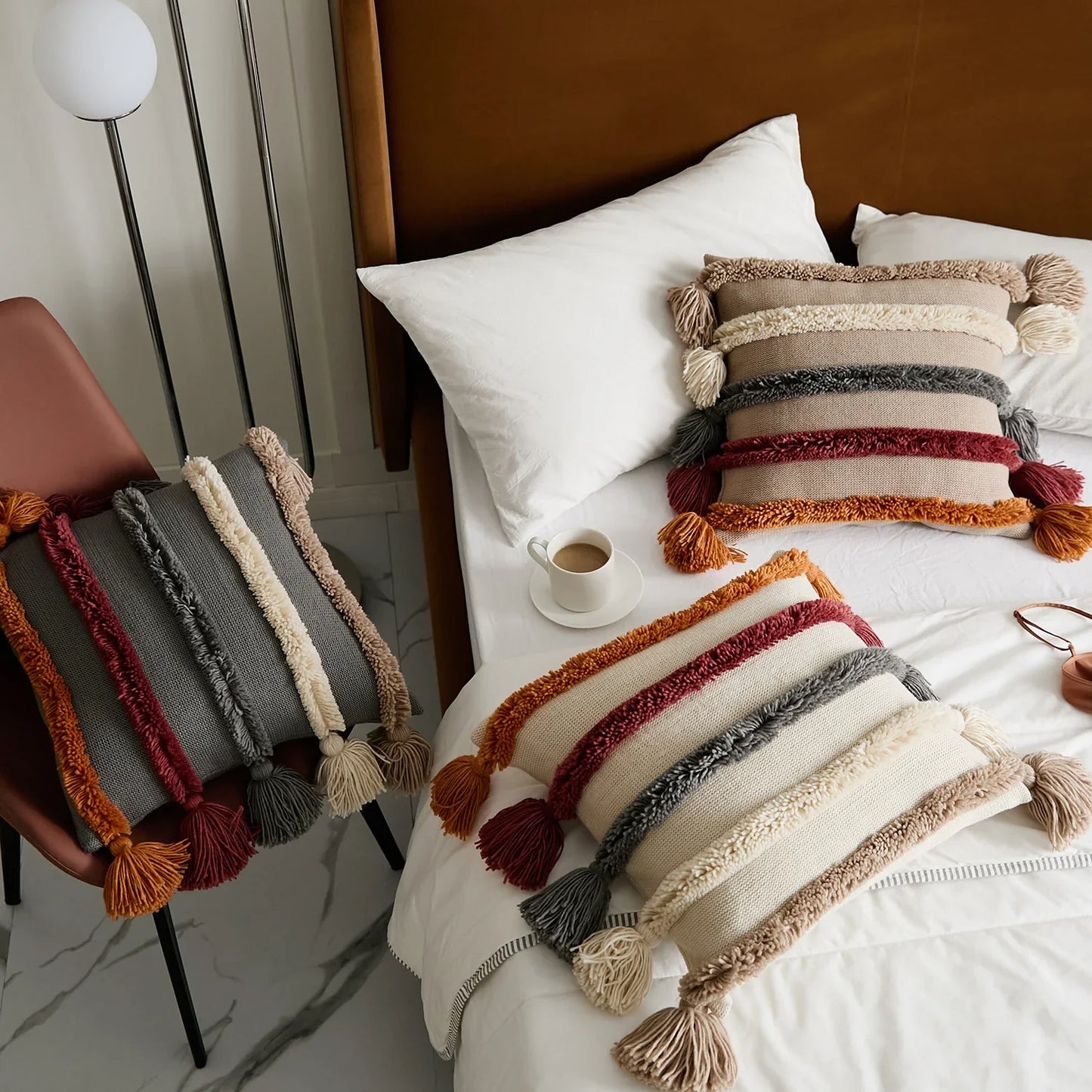 Aurora Tassel Pillow Case