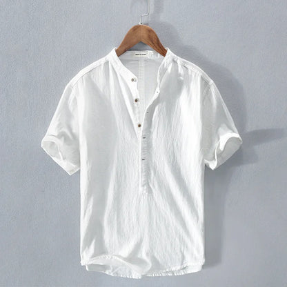 The Luca Linen Henley